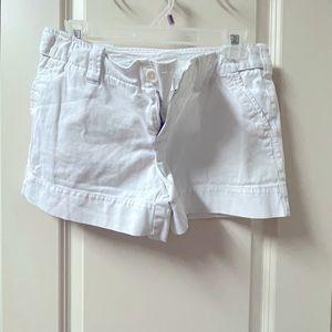 Ladies white shorts